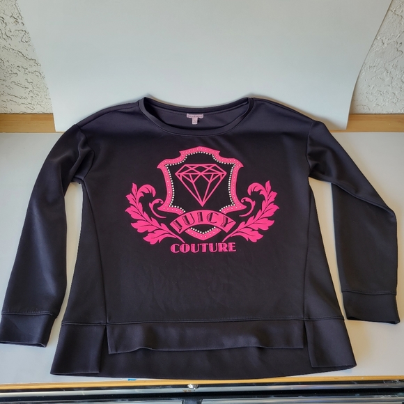 Juicy Couture Hot Pink Bling Sweatshirt - Picture 1 of 8
